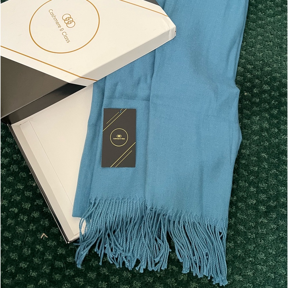 Cashmere Blue Scarf